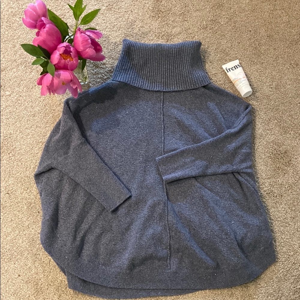 SALE 🌷 LOFT Blue Cowl Neck Sweater